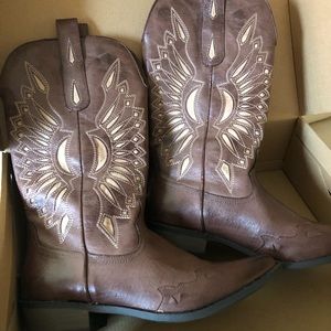 New Matisse Coconuts Bandera choco beige 9.5M boots